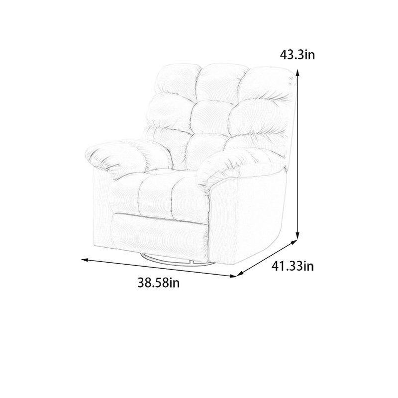 Broughton, Beige Corduroy, Rocker/Swivel