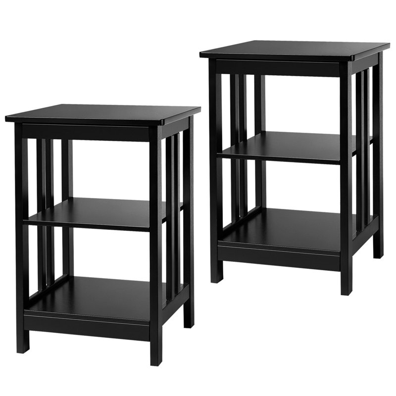 Table de bout Nedmond, Noir