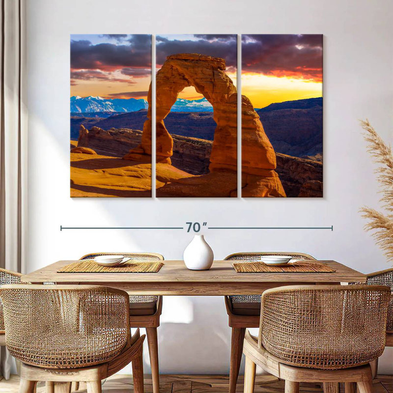 Alvord Arches National Park Sundown, 42" H x 65" W