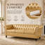 Canapé Chesterfield 3 places 84,65 po Aurelia-1814288482