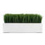 Grass White 16" Rectangle Arrangement