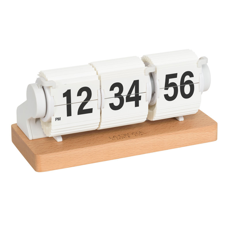 Horloge de table Rollins, Blanc
