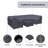 Estes Wicker Assembled Outdoor Furniture Cover For Group Seating