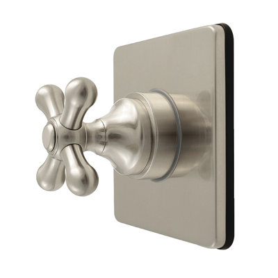 Kingston Brass Restoration Single-Handle Wall Mount Six-Way Diverter Valve with Trim Kit