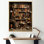 Livres anciens de lecture mystère - livres, art mural
