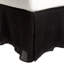 Egyptian Cotton Sateen Bed Skirt  15" Drop, Silky Stripe Design-509865363-509865071