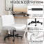 Chaise de travail pivotante en tissu Caelie-105049649