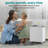 Serenelife Rectangular Towel Warmer Bucket - Large Capacity Single Touch Towel & Blanket Warmer With Built-In Wifi Capability (Silver)-116312564