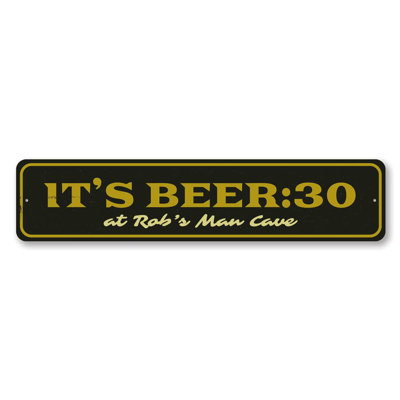 Enseigne en aluminium Beer 30