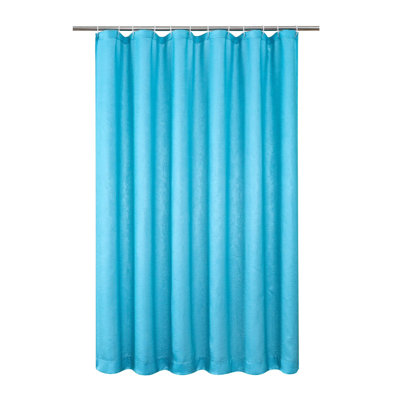 Kate Aurora Serena Elegant Jacquard Woven Fabric Shower Curtain - Standard Size