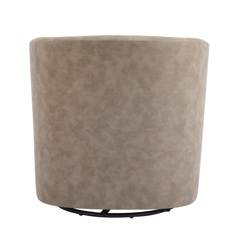 Fauteuil demi-tonneau pivotant