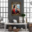 «A Woman Cannot Survive On Wine Alone», reproduction d'art graphique sur toile tendue 1 pièce-232949837