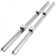 Linear Guide Rail Set, 2 PCS Guide Rails and 4 PCS SBR20UU Slide Blocks, Linear Rails and Bearings Kit for Automated Machines DIY Project CNC Router Machines