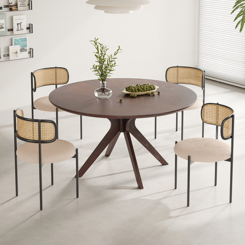 Ensemble repas pour 4 personnes, Marron clair