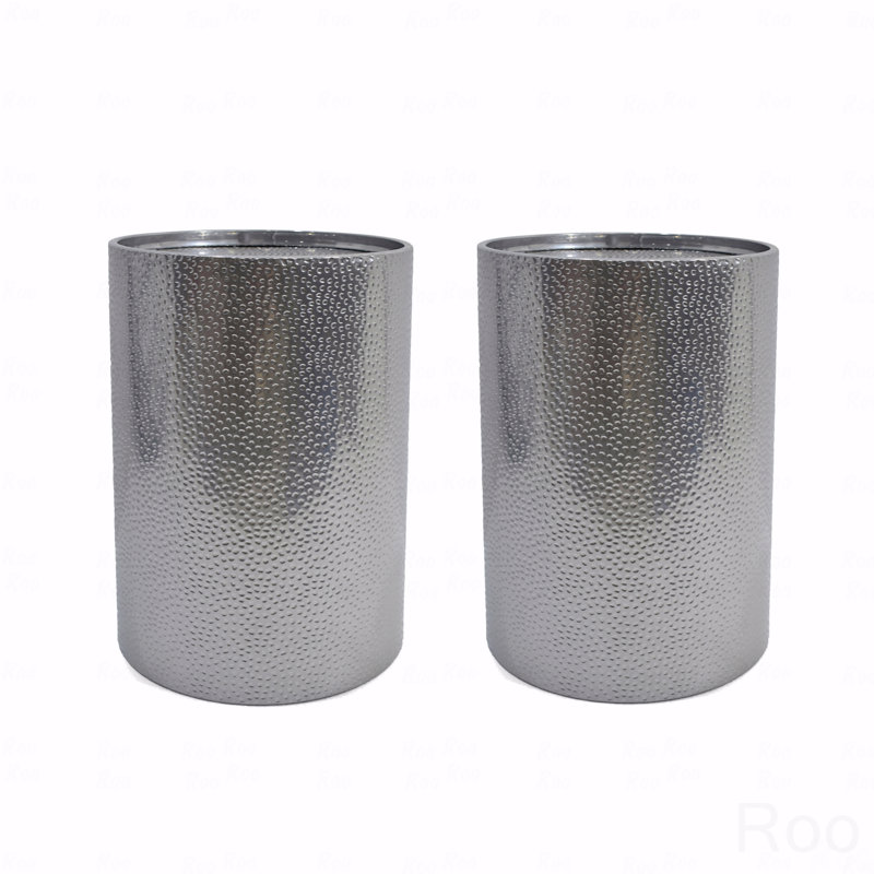 Table d'appoint en métal, Argent argent, 2