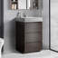 Virble 24'' Freestanding Single Bathroom Vanity with Sink Large Storage with 3 Drawers Pre-assembled-1595819395