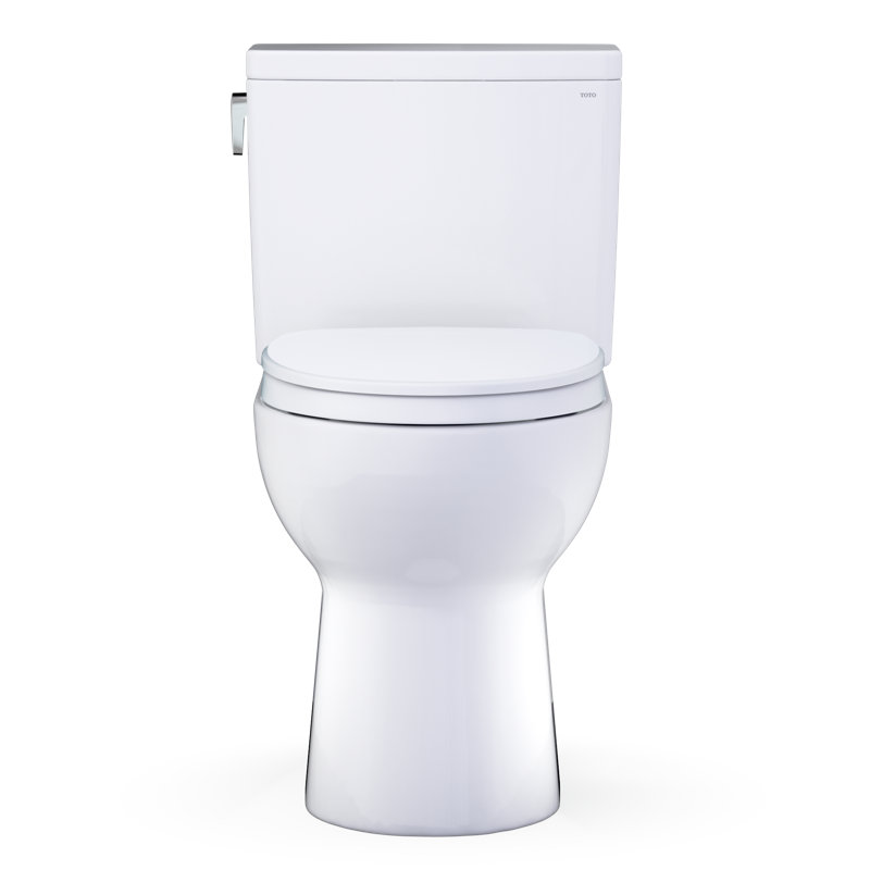 TOTO Glaston Two-Piece Elongated 1.28 GPF WASHLET+ and Auto Flush Ready Universal Height Toilet with CEFIONTECT and SS124 SoftClose Seat, Sedona Beige - MS472124CEFG#12