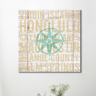 «Bon Voyage Compass», art textuel