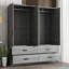 Armoire double avec 4 portes minces et 4 tiroirs! -105840261