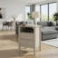 Table de chevet 18 po beige avec 2 tiroirs - Canapé de chambre à coucher moderne