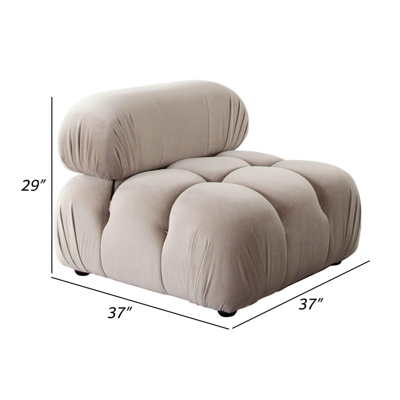 Fauteuil de chambre rembourré Kamiron