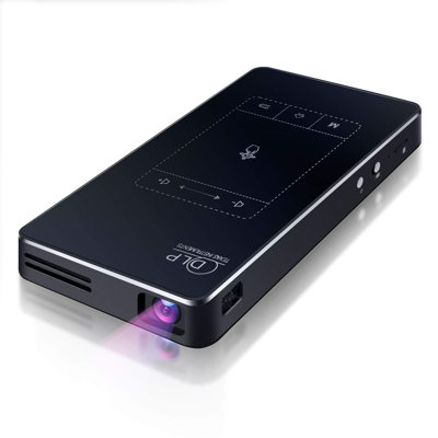 Mini Projector With Wifi And Bluetooth, 1080P DLP Portable Movie Projector Home And Outdoor, Built-In Battery & Android System, Projector For Iphone A -  MASTER CRAFT WINDOW AND DOOR, B07RJM3N9T