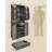Farmhouse Pantry Cabinet, 70.3" Tall Kitchen Storage Cabinet with Barn Doors, Drawer, Tray, Adjustable Shelves-494720223