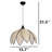 Adjustable Height Lotus Bloom Single Pendant