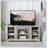 TV Media Stand with with Faux Stacked Stone Surround, Modern Entertainment Console with Open Storage Space, 58.31"W*15.39"D*26.06"H-579028826
