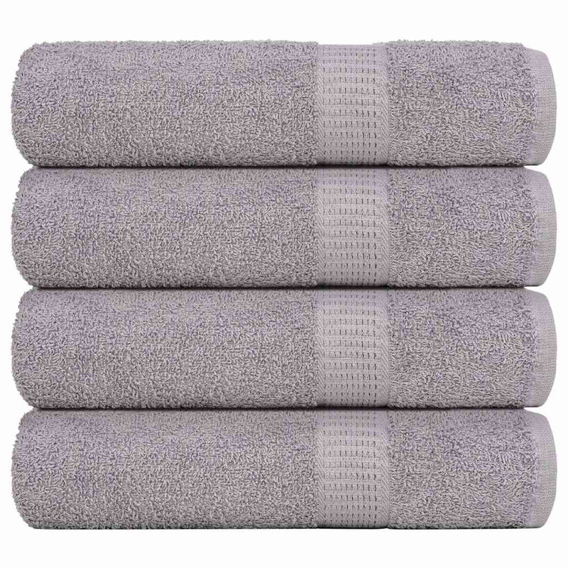 Santario 100% Cotton Hand Towel, Grey