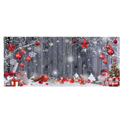 Christmas Garage Door Decoration Christmas Garage Door Cover Large Merry Christmas Garage Door Mural Hanging Christmas For Outdoor Holiday Party Style