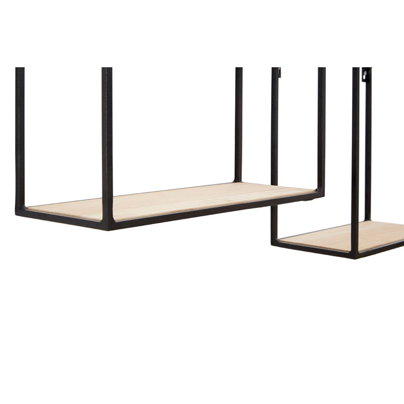 Bilst 2 Piece Solid Wood Floating Shelf