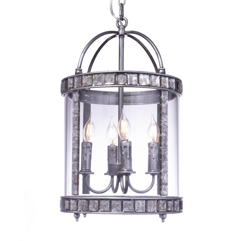 Luminaire tambour lanterne 6 lumières Scarlette