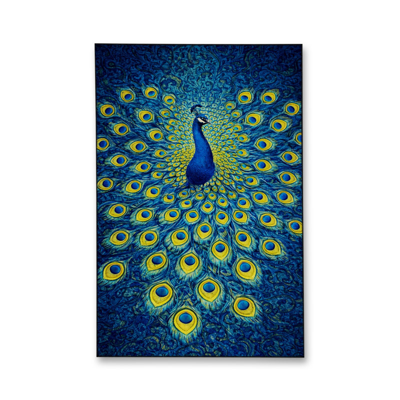 Tapis bleu Mosso, 3 pi 11 po x 5 pi 11 po