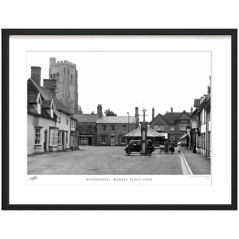 Mildenhall, Market Place C1955 by Francis Frith - Single Picture Frame Print, 28cm H x 36cm W x 2.3cm D