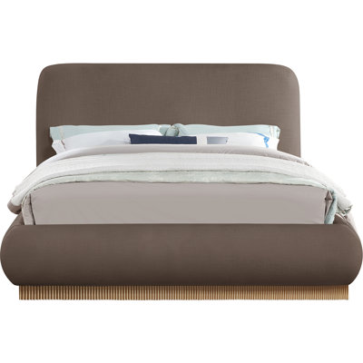 Lit plateforme tapissier Rigby