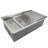 Nantucket Sinks Island 20'' W Single Bowl Stainless Steel Undermount Kitchen Sink 0