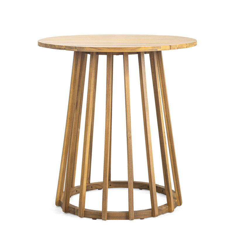 Table de bout ronde en bois Finish