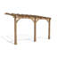 Dunster House Wooden Lean To Pergola Kit Wall Mounted Garden Plant Frame Leviathan-116479794