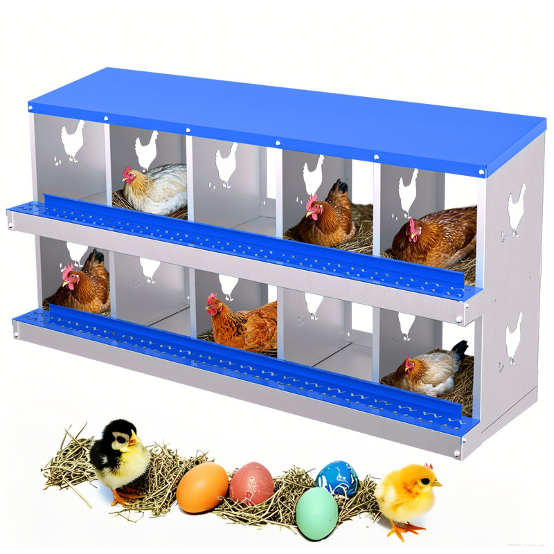 Nesting Boxes, Blue, 135cm (W) x 43cm (D) x 66cm (H)