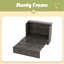 Armoire lit escamotable Murphy avec station de charge, lit plateforme pliable multifonctionnel avec 1 grand tiroir de rangement pour chambre d'amis, petite chambre-108490098-108490099