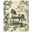 Equestrian Etching Canvas Glam Farmhouse Art by Art Remedy-116256434-116256429