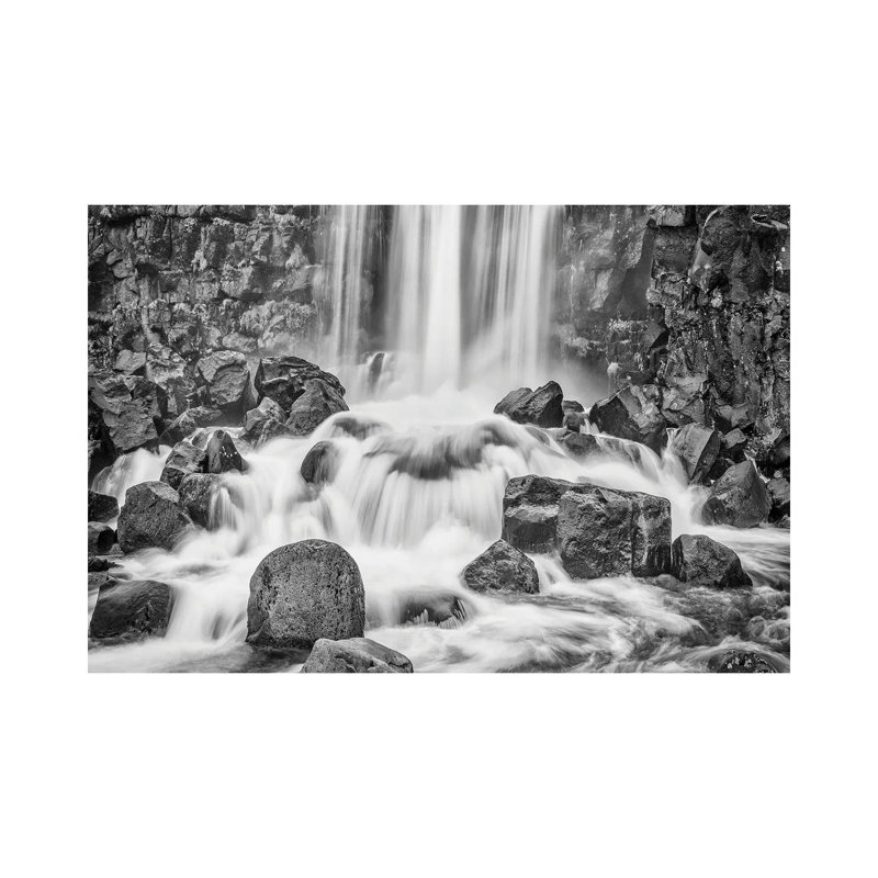 Iceland, Golden Circle, Oxarafoss by John Ford - Wrapped Canvas Print, 66.04 cm H x 45.72 cm W