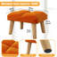 40cm Wide Solid Colour Footstool Ottoman-794119413