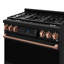 Cuisinière au gaz professionnelle de 36 po avec panneau tactile inclinable Gordon Ramsay de THOR Kitchen-110998077