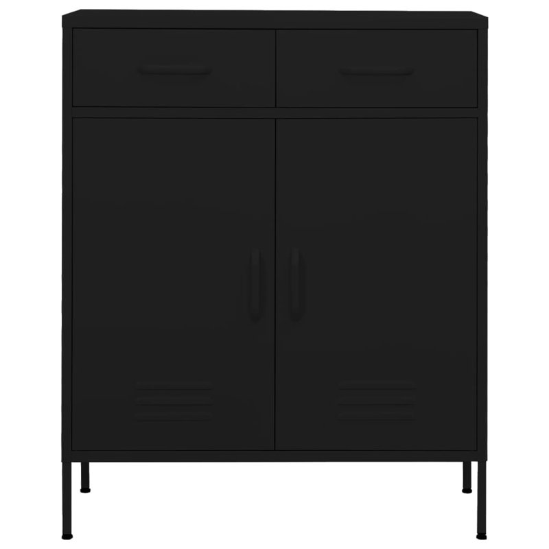 Organisateur de rangement en acier noir