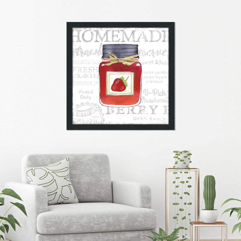" Canning Kitchen I ", 21.5" H x 21.5" W x 0.75" D, Espresso Framed