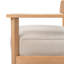 Fauteuil club en bois d'acacia avec coussin de siège Mallorca, ensemble de 2-844337176