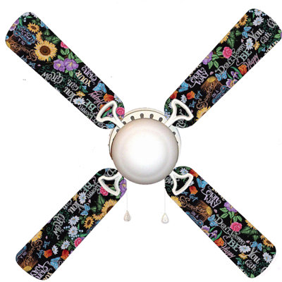 Ventilateur de plafond 4 pales 42 "