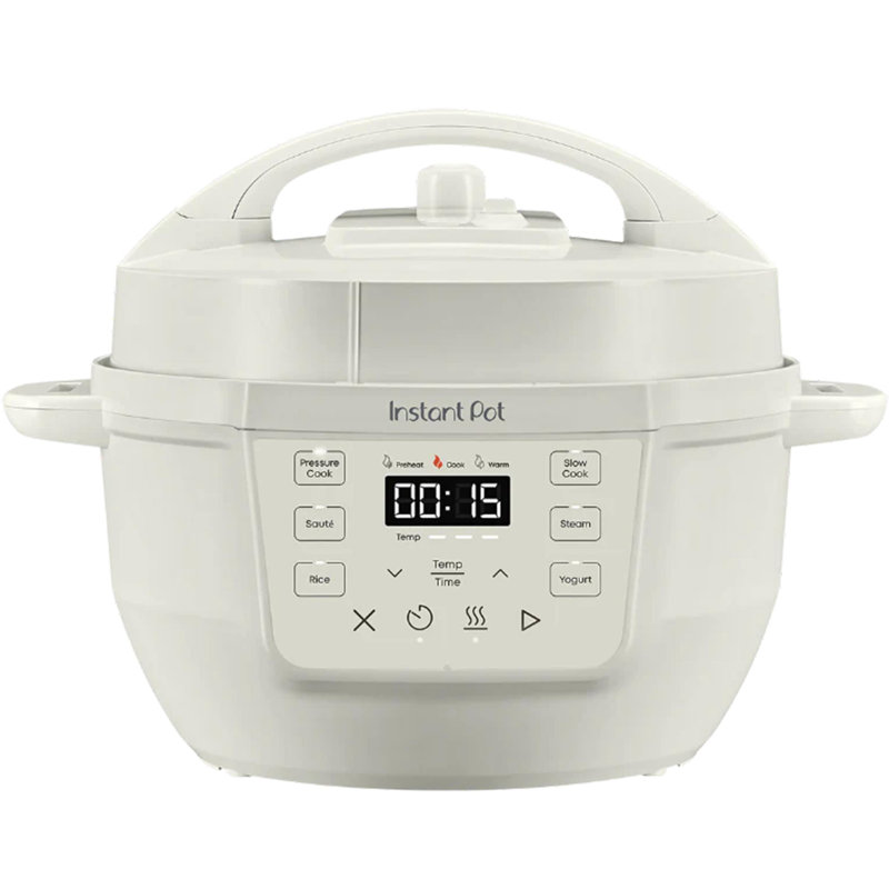 Instant Pot® 4Qt RIO Mini 7-in-1 Multi-Cooker, PressureCooker, SlowCooker, RiceCooker, Steamer, Sauté, Yogurt Maker, & Warmer, Includes App With Over 2000 Recipes, 4QT, Sea Salt